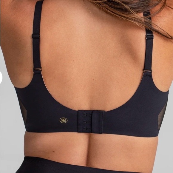 Honeylove CrossOver Bra Women's Wireless Support Comfort Shapewear Black 36D - Picture 3 of 6